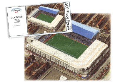 Everton FC Goodison Park Stadium Fine Art Jigsaw Puzzle 